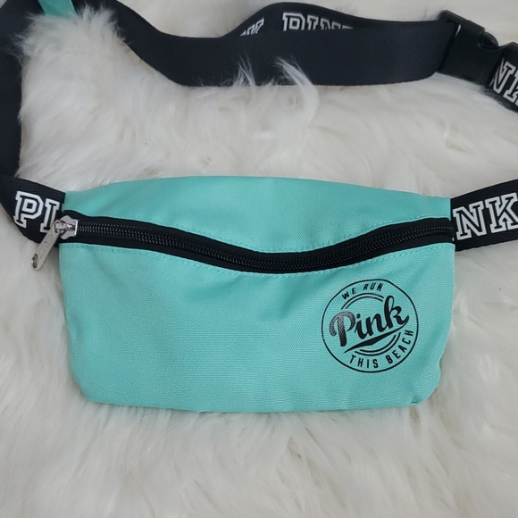 PINK Victoria's Secret Handbags - PINK VICTORIA'S SECRET- Teal Fanny Pack